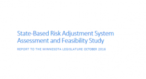 Cver page of State-Based Risk Adjustment System Assessment and Feasibility Study