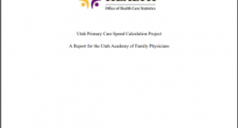 Utah Primary Care Spend Calculation Project report cover
