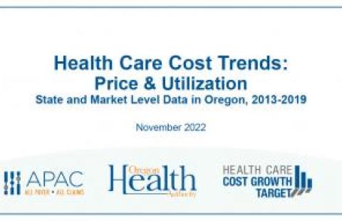 Health Care Cost Trends Price and Utilization