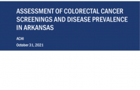 assessment of colorectal cancer in Arkansas report