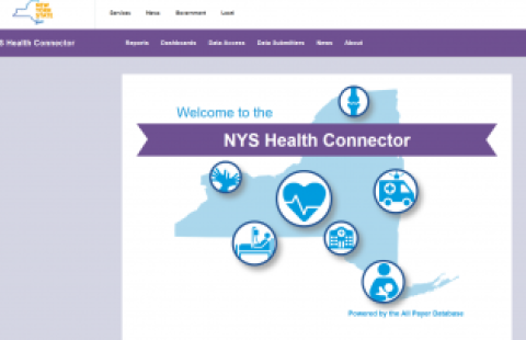 NYS Health Connector webpage screenshot