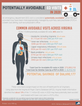 Potentially Avoidable ED Visits flyer