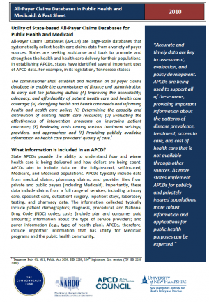 APCD in Public Health cover page