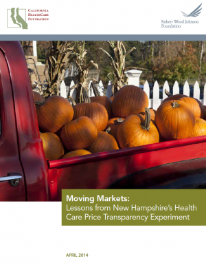 Cover page of Moving Markets: Lessons from New Hampshire's Health Care Price Transparency Experiment